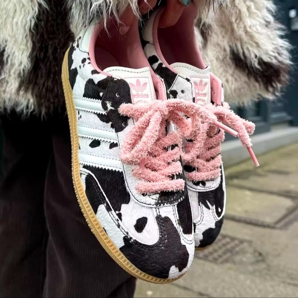 adidas Shoes - 🐄💓 ADIDAS SAMBA COW PRINT 🐄💓